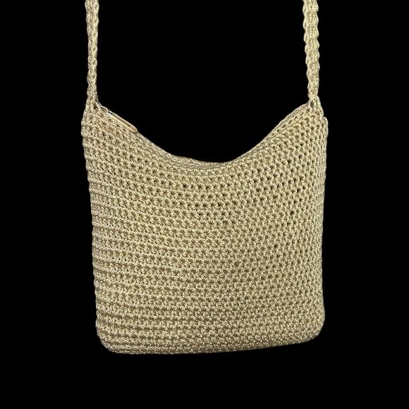 Other Handbags - Beige Crochet Purse‎